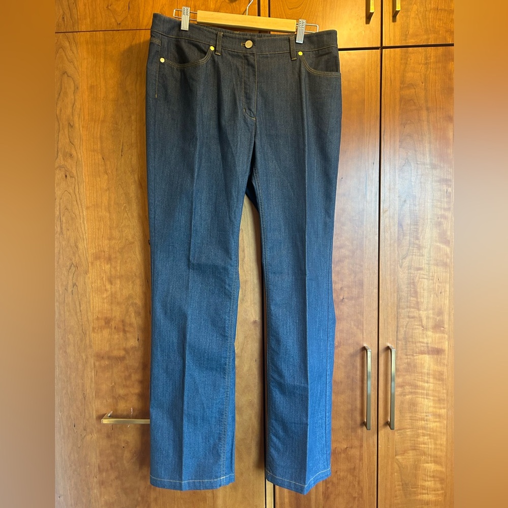 Brooks Brothers denim women’s size 12 lightweight tailored straight leg